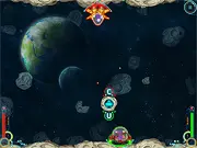 Multi Guns alien shooter game screenshot with combat action in space