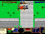 Gates to Terra turn-based strategy game screenshot. Free online unit combat and hero rallying.