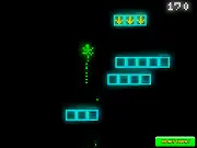 The Vault free online arcade game character jumping up colorful platforms in a vertical challenge on PlayArcadeHub