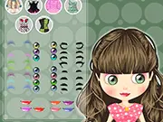 Free Blythe Doll Makeover online game, dress-up the Blythe doll with unique clothes and accessories, play on PlayArcadeHub.