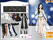 Free online K-Pop dress up game featuring 4minute 'Volume Up' stage outfits and veils