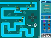 Play 5 Tower Defence online free game. Strategy game screenshot of towers defending against enemies. Best free tower defence game.