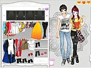 Free online dress up game based on the South Korean TV drama Rooftop Prince with ancient and modern outfits