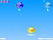 Typing with Birds game free online to learn to type faster on PlayArcadeHub
