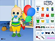 Free Dress A Baby online game, style adorable baby clothes and outfits, play on PlayArcadeHub.