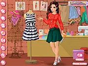 Mannequin Fashion Dress Up free online styling game interface showing a mannequin dressed in a stunning outfit chosen by the player on PlayArcadeHub