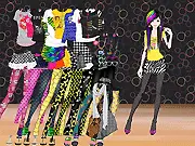 Funky Teen Style dress-up game screenshot showing a young girl in trendy clothes