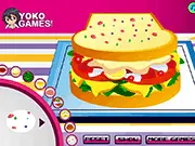 Play Delicious Sandwich Maker game online free. Choose ingredients and create a tasty, delicious sandwich.
