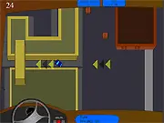 Terror at 88MPH free online zombie driving game, car running over zombies on a street, high-speed gore on PlayArcadeHub