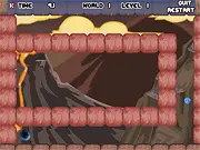 Screenshot of Scramball 2 free online speed racing game with a ball rolling on a track