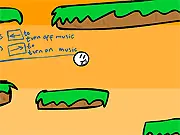 Corpus game screenshot showing the character mid-air, jumping between platforms to grab a coin