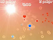 Cogenix free online arcade game, collecting right colored balls for high score
