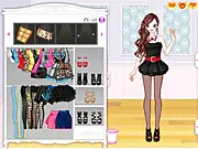 TWINKLE free online dress-up game with beautiful hair and shining stage costumes on PlayArcadeHub