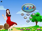 Screenshot of Miranda Dressup free online fashion game featuring a stylish outfit