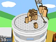 Tower of Moai free online physics puzzle and dexterity game
