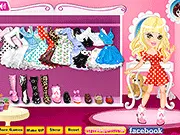 Lolita Sisters Valentine Makeover game featuring two sisters in romantic, lace-filled Lolita fashion outfits with heart-themed accessories