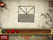 Quink Puzzle Online game screen showing unique geometric shapes and a cube grid, free Tangram Rubik's Cube mixture puzzle game