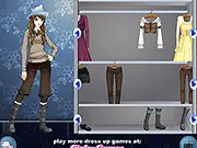 Hollywood Dress Up free online game screenshot of a stylish girl wearing a glamorous red carpet dress
