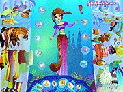 Mermaid Princess Dressup free online fantasy fashion game