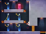 Play Chipset 0 free online game with spider bot wiring cables in a pixelated puzzle lab