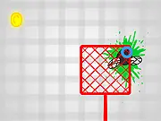 Fly Swatter Orion free online game screen, showing a fly dodging a fly swatter while collecting points