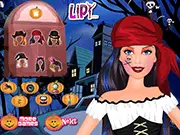 Lipy Halloween Doll Party Fashion game, cute doll in a spooky dress-up outfit, free fashion game online