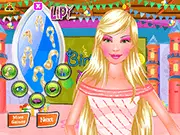 Liana Birthday Party Dress-Up Online, fashion game showing Liana in a glamorous dress, free dressup game on PlayArcadeHub