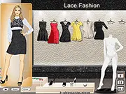 Lace Fashion free online dress up game elegant lace outfits PlayArcadeHub