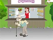 Screenshot from Bird Pet Care Online showing a happy, healthy blue bird perched on a clean birdcage inside a sunny room.