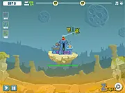 Click Defense: Green Danger free online game featuring a small planet being invaded by green alien ships