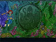 The Earl Octopusor free online puzzle game. Help the explorer woman escape the underwater labyrinth on PlayArcadeHub.