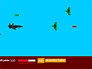 Air Defense free online arcade shooter game firing rockets with the space bar on PlayArcadeHub