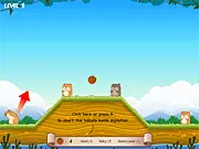 Marmoot free online game throwing tomato bombs at rats across 50 challenging levels on PlayArcadeHub