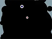 Repulsive free online game screen showing small enemy circles being pushed away from a central black safe zone