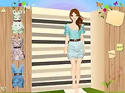 Play Butterfly Mix Flower Dressup game free online creating elegant semi-formal outfits