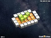 CuberXtreme Puzzle Online game screen showing colorful blocks, free combo puzzle game on PlayArcadeHub