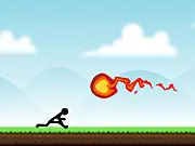 Screenshot of Run For Your Death, a highly challenging free online endless runner game