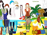 Animated Beach Dressup free online game for summer fashion and outfits | PlayArcadeHub