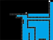 A Simple World game screenshot, free online minimalist puzzle game, play with a gray box