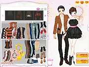 100 Days Valentine free online love story game, dating sim, fashion modeling