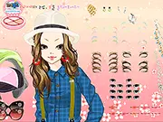 Sparkle Savvy Fashion free online dress up game, a stunning lady wearing stylish and fashionable outfits