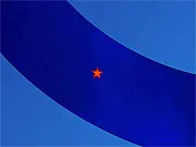 Rotavios free online puzzle game screenshot, map rotating to guide a star to the portal, physics-based gravity puzzle game.