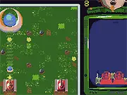 Military tanks engaging in battle against alien invaders in the Band of Tanks strategy game