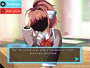 Play Interactive Monika free online fan game from Doki Doki Literature Club with the character Monika