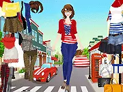 Western Stylish Dressup game screenshot, free online fashion game, play western style clothing dress up