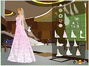 Gentle Bride Wedding Day Dressup game screenshot - play free online bridal and wedding fashion game