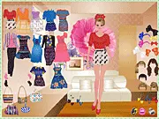 Attractive Accessory Dressup game screen showing a model being styled with high-fashion jewelry and a stylish handbag