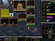 Screenshot of Draken Slash showing a hero fighting fantasy monsters in a dark tower, action RPG free online game