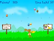 Play Cocoa's Easter Egg Hunt free online, collecting chocolate eggs from Mount Choco, PlayArcadeHub