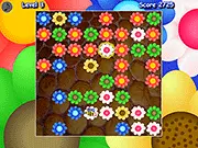 Play Pollenization free online puzzle game, click flowers to spread pollen and earn powerups